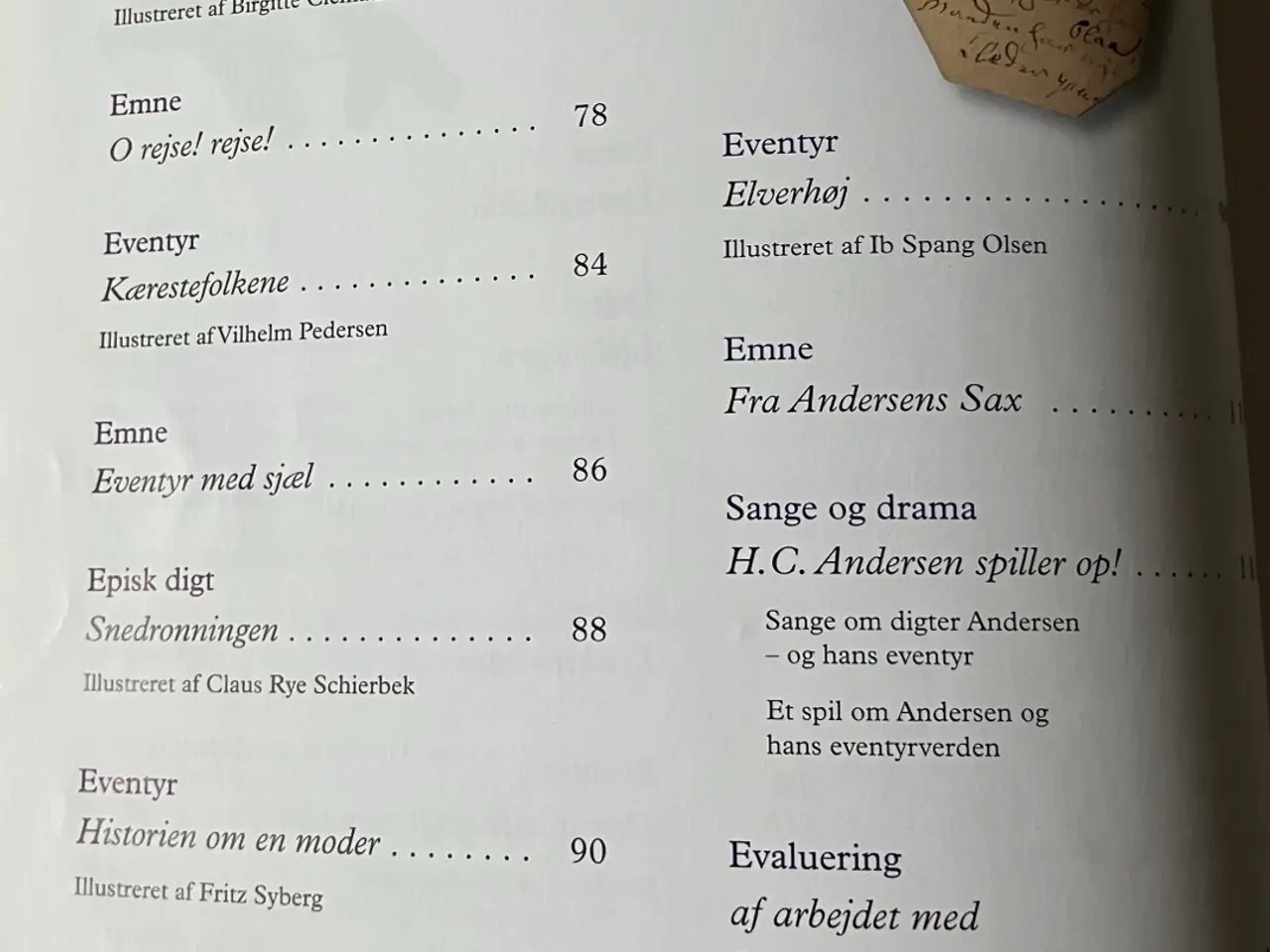 Billede 4 - Digter Andersens verden. Af Jonna Byskov og Marian