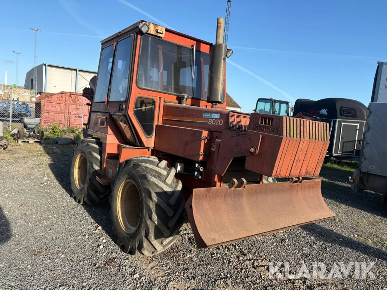 Billede 7 - Kædegraver/plov Ditch Witch 8020 - inklusiv wejerhejs-lad til transport