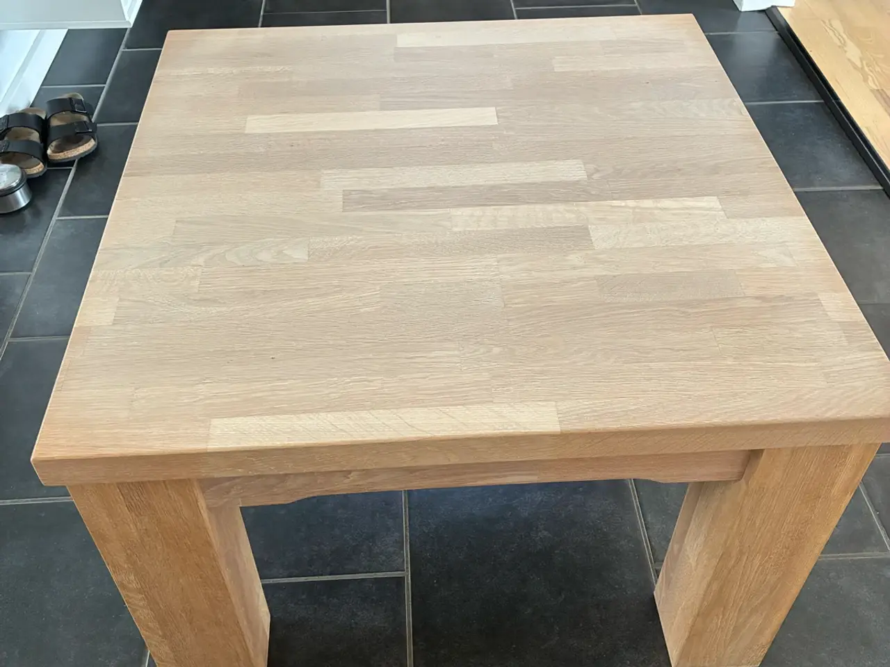 Billede 1 - Sofa bord i sæbebehandlet egetræ