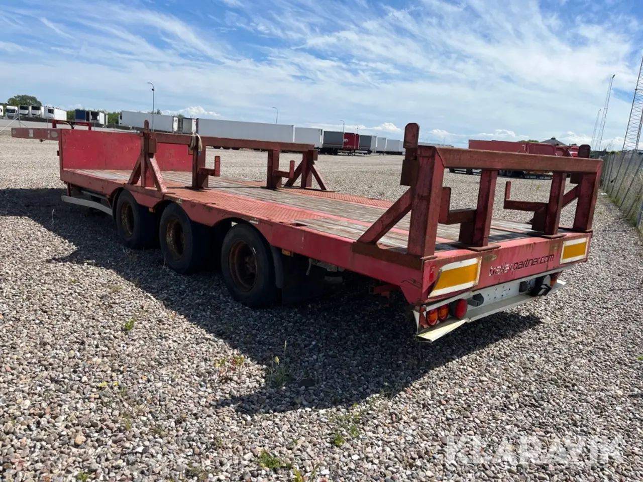 Billede 2 - Maskintrailer Trailerpartner 3-akslet
