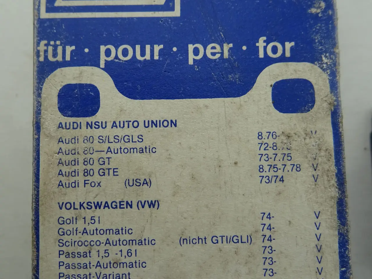 Billede 2 - VW Golf,Passat ,nye ATE bremseklodser til i for