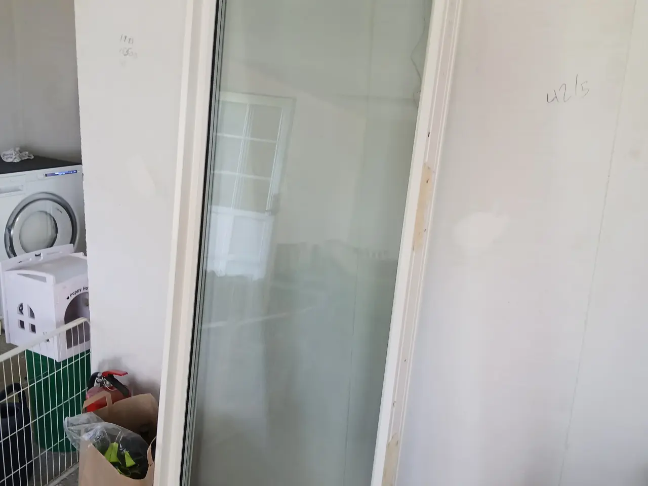 Billede 1 - Glas parti 71×214,5 udvendig mål