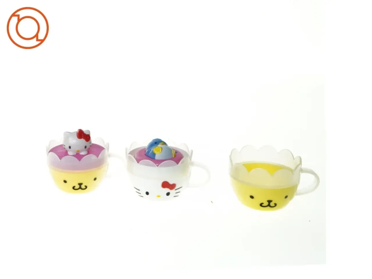 Billede 1 - Kopper med Hello Kitty motiv fra Sanrio (str. 7 x 5 cm)