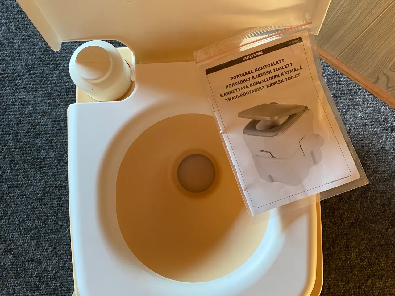 Billede 4 - Toilet, som nyt Transporttabel