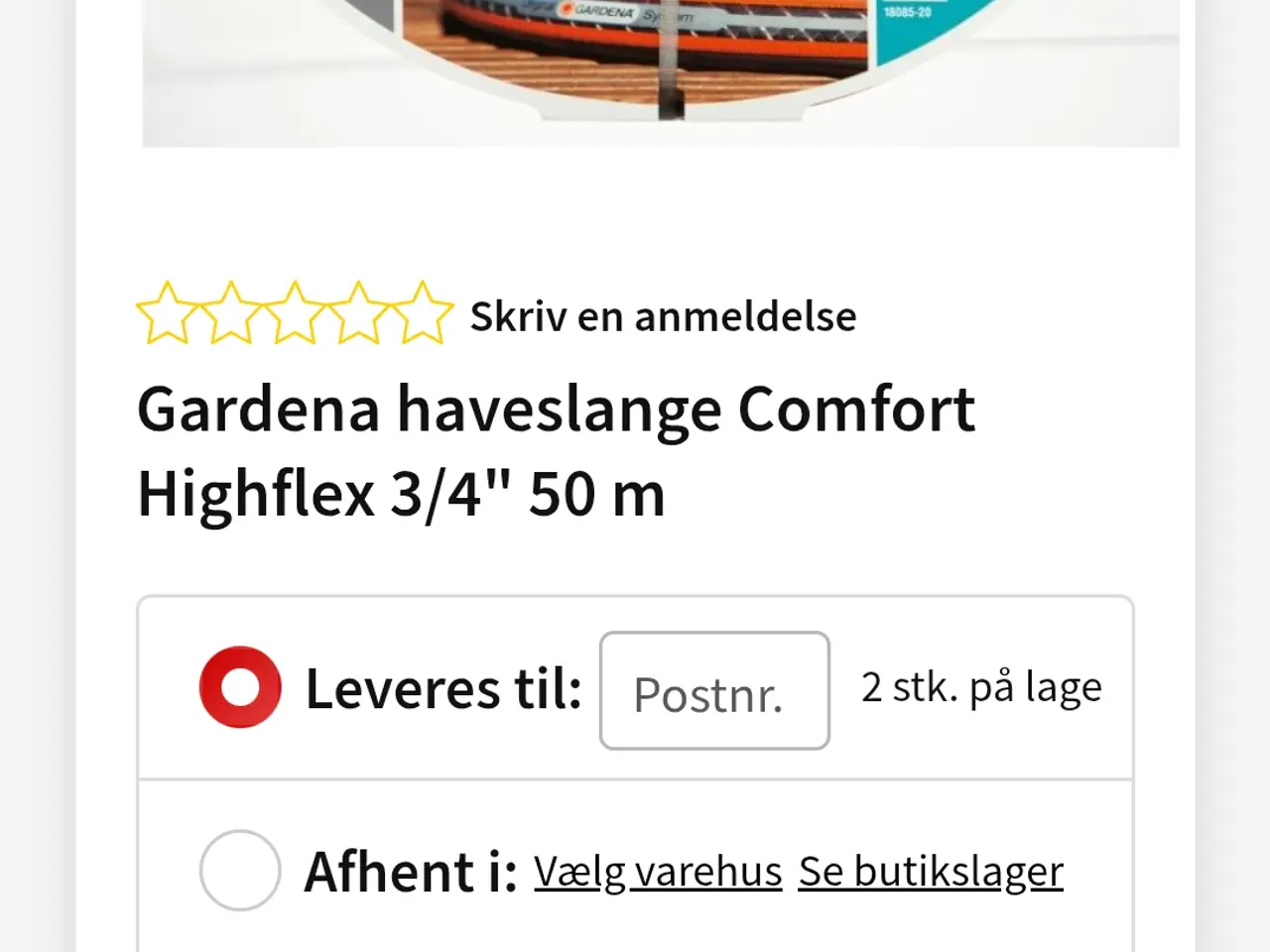 Billede 1 - Gardena Higflex 3/4" 50 meter