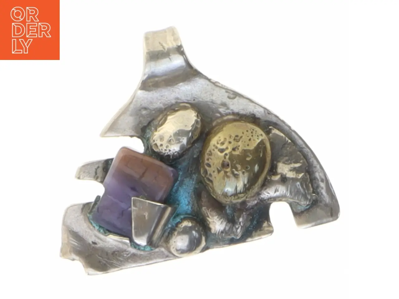 Billede 1 - Vedhæng i metal (str. 5 x 4 cm)