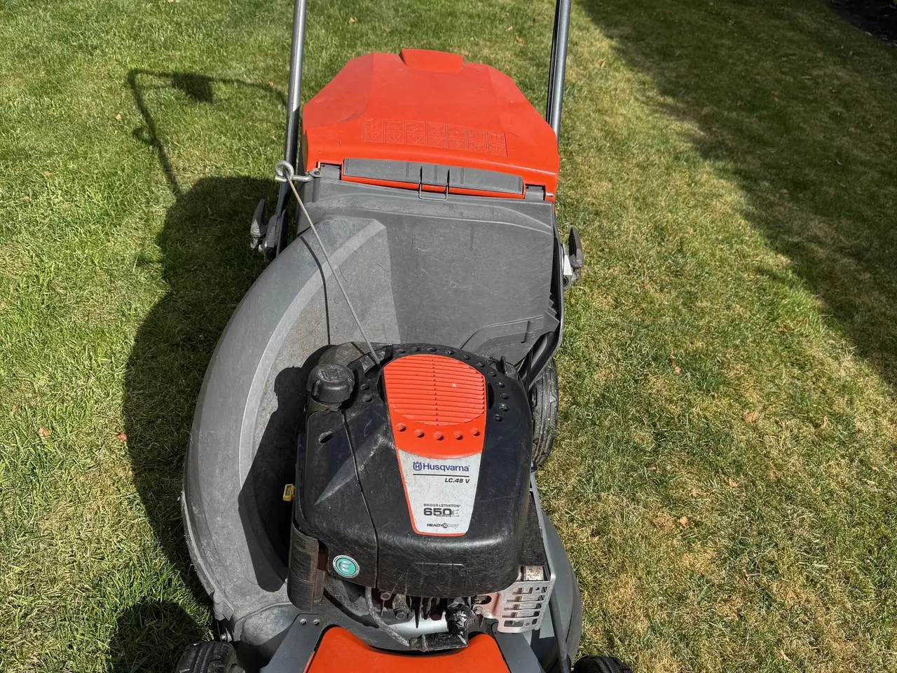 Billede 2 - Husqvarna Plæneklipper med græsopsamler