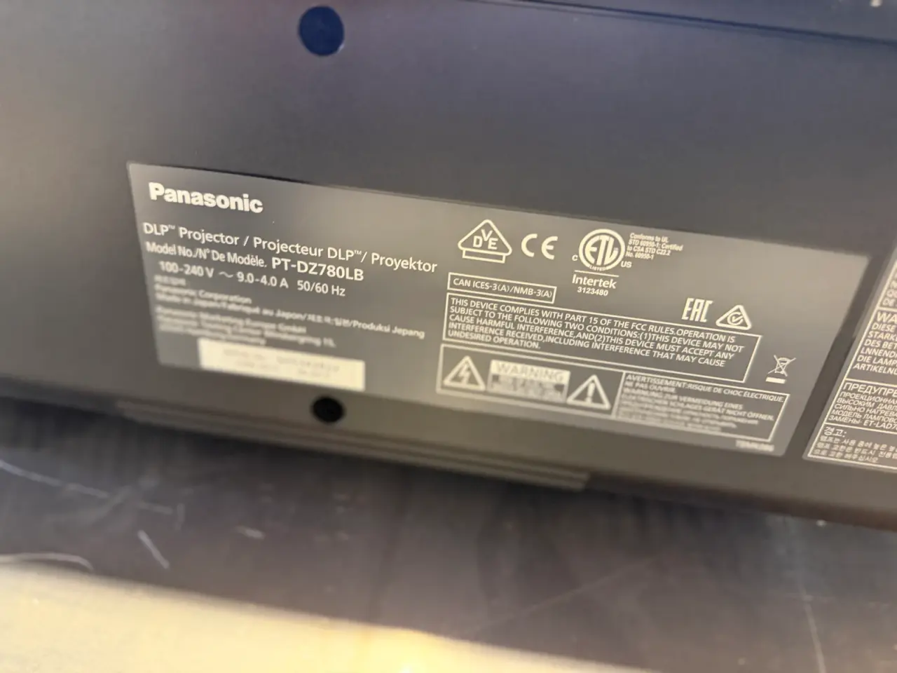 Billede 2 - Panasonic PT-DZ780 – 7.000 ANSI lumen – Profession
