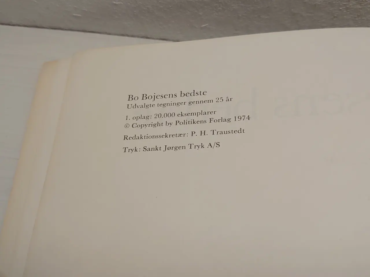 Billede 4 - Bo Bojesen: Bo Bojesens bedste. 1. oplag 1974.