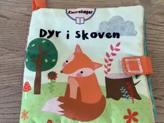 Knitrebog “Dyr i skoven” i stof