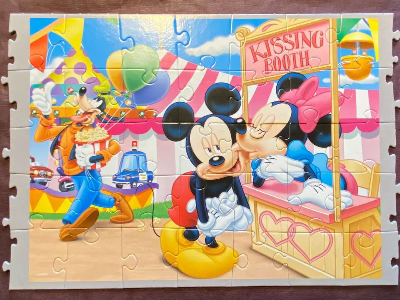 Billede 9 - Disney pudlespil med 200 brikker 6 spil ialt