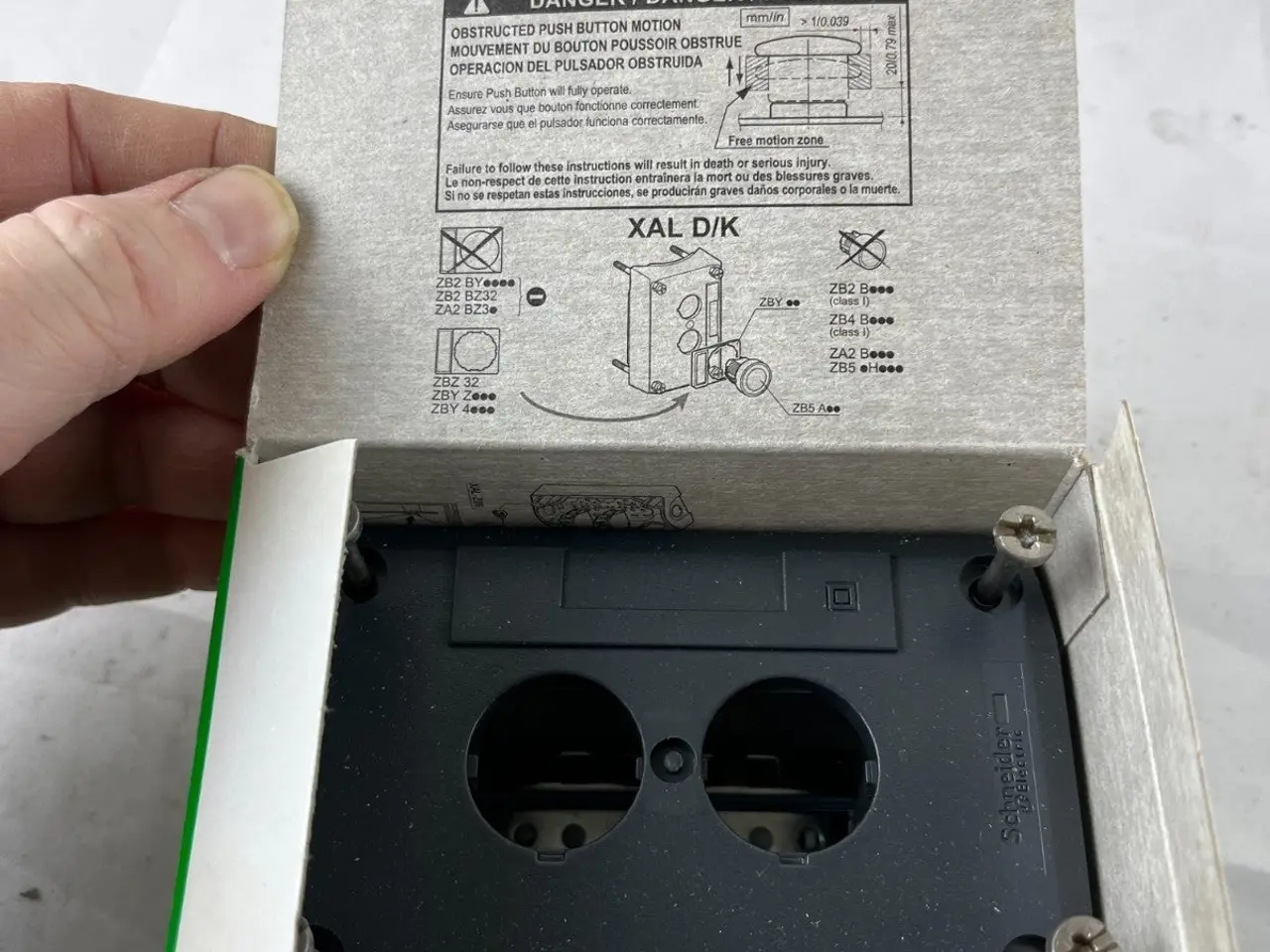 Billede 6 - Schneider Electric XALD02 Harmony XAL 2-Hole Box