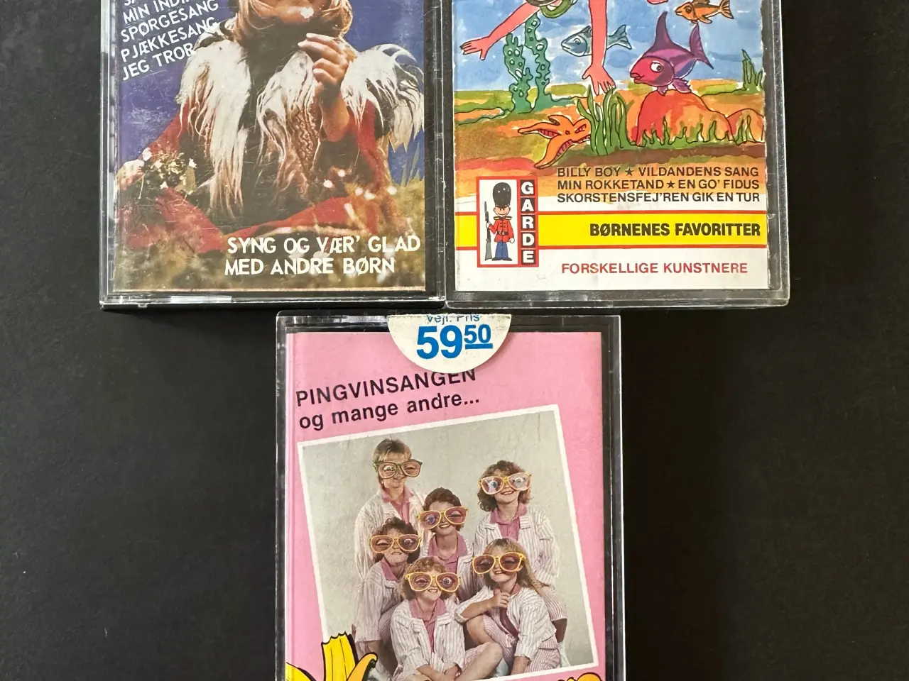 Billede 1 - Retro kassettebånd med børnesange