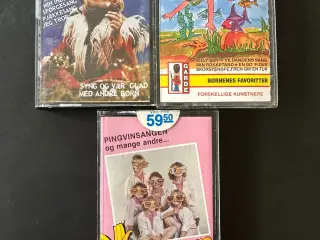 Retro kassettebånd med børnesange