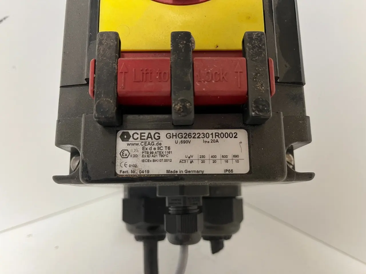 Billede 2 - CEAG GH2622301R0002 Safety kontakt, 20A, brugt