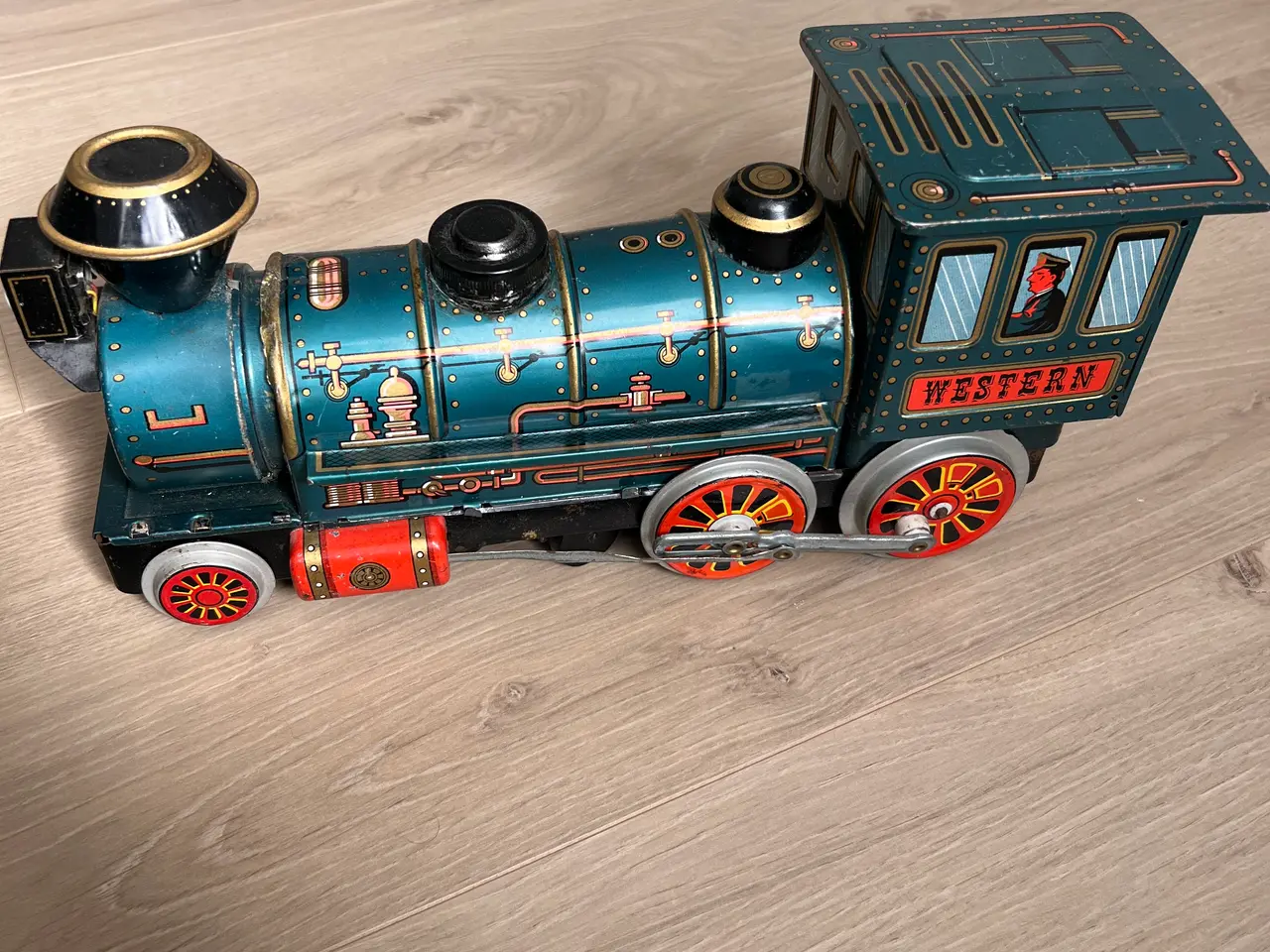 Billede 1 - Vintage Western Locomotive Tin