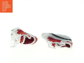 Hæklede babyfutter (str. Udvendig sål 9 cm)