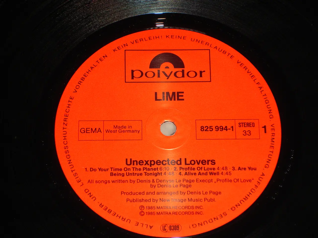 Billede 4 - (Sender gerne) Lime – Unexpected Lovers