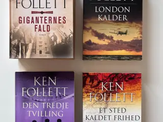 Ken Follett bog, 3 titler - NYE!