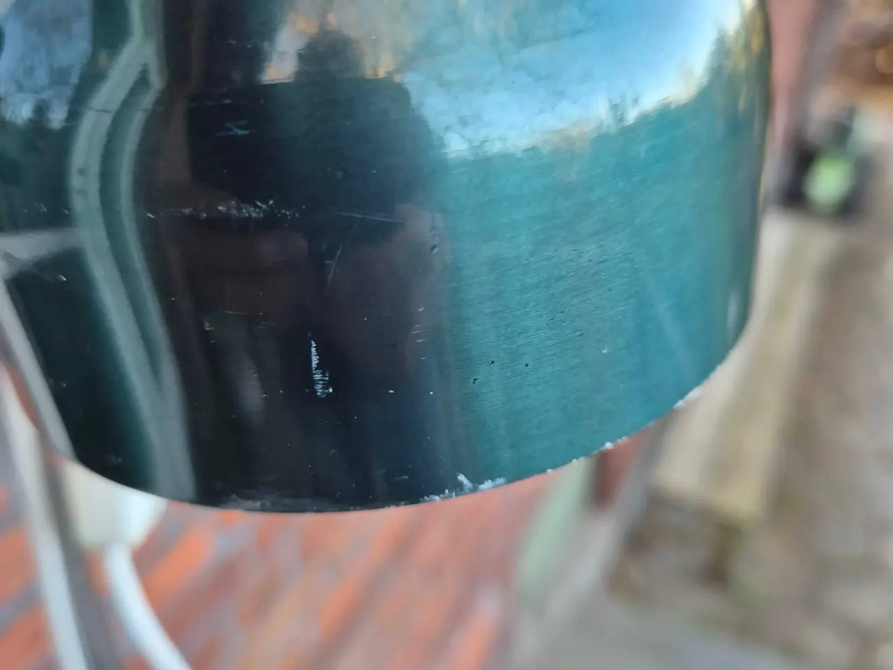 Billede 9 - Retro gulvlampe i sjælden gyldengrøn farve