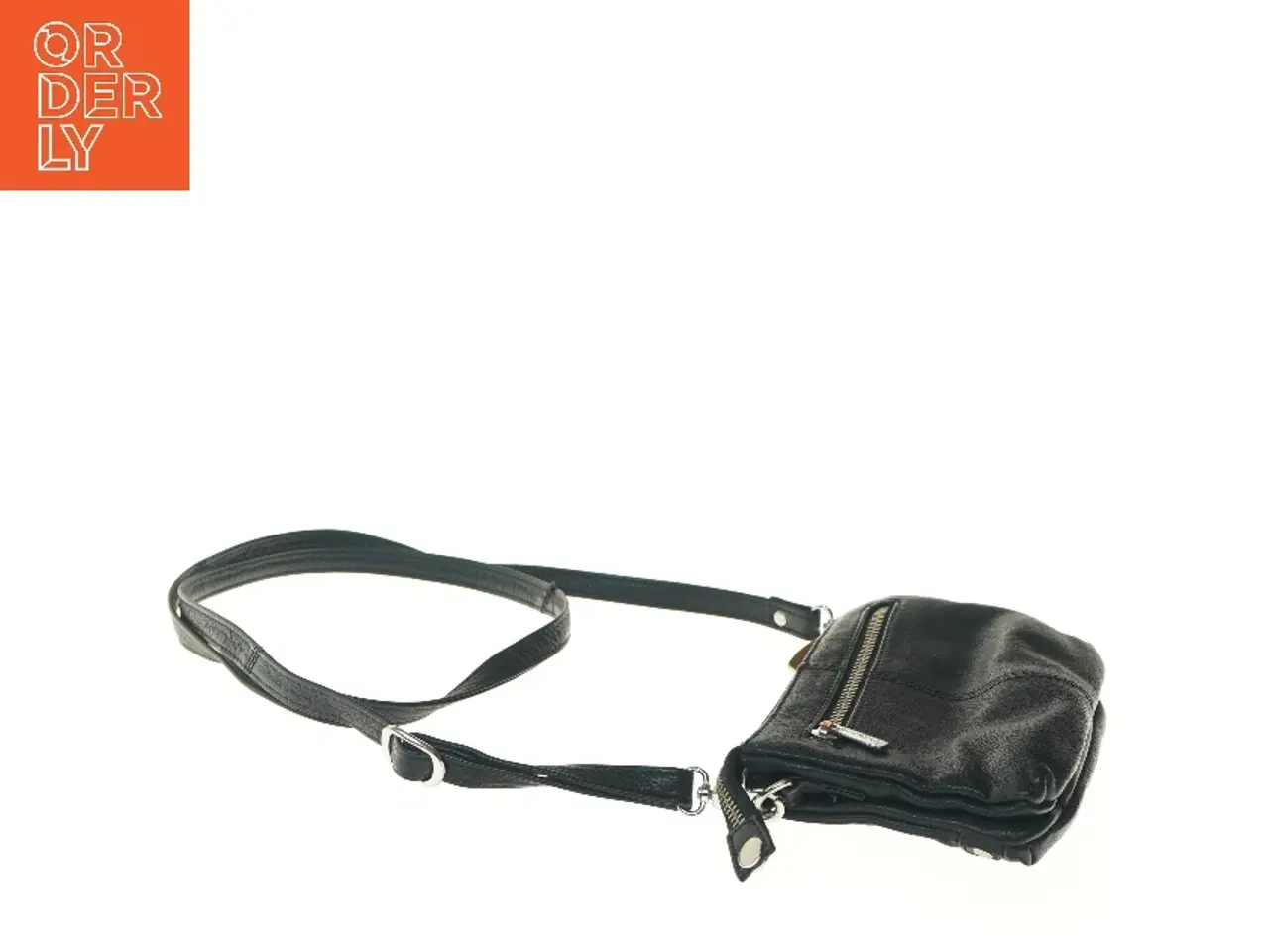 Billede 3 - Lille sort skuldertaske fra Depeche (str. 19x14 cm)