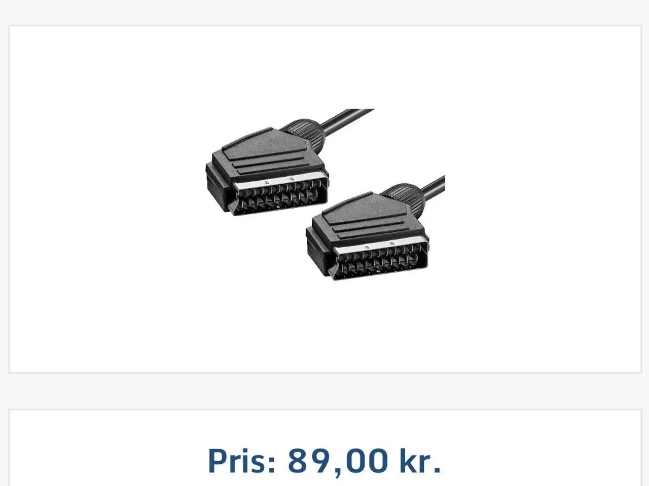 Billede 7 - Scart kabel High grade fuldt monteret,