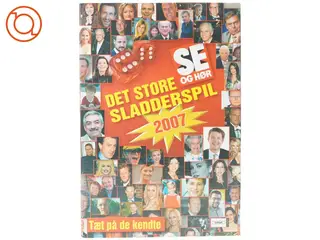 Det store sladder spil 2007 fra Se Og Hør (str. 33 x 23 cm)