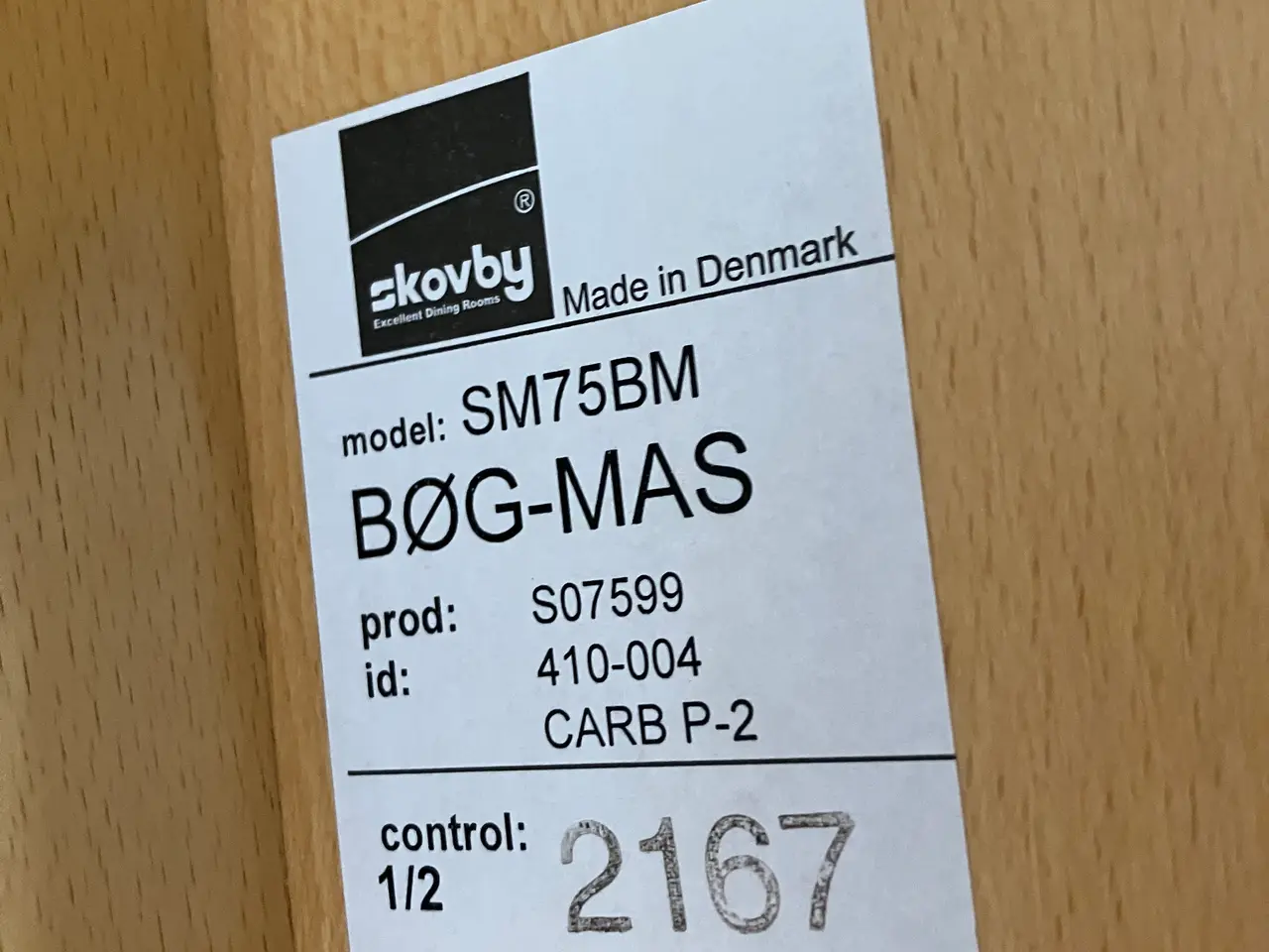 Billede 3 - Spisebord og 8 stole Skovby
