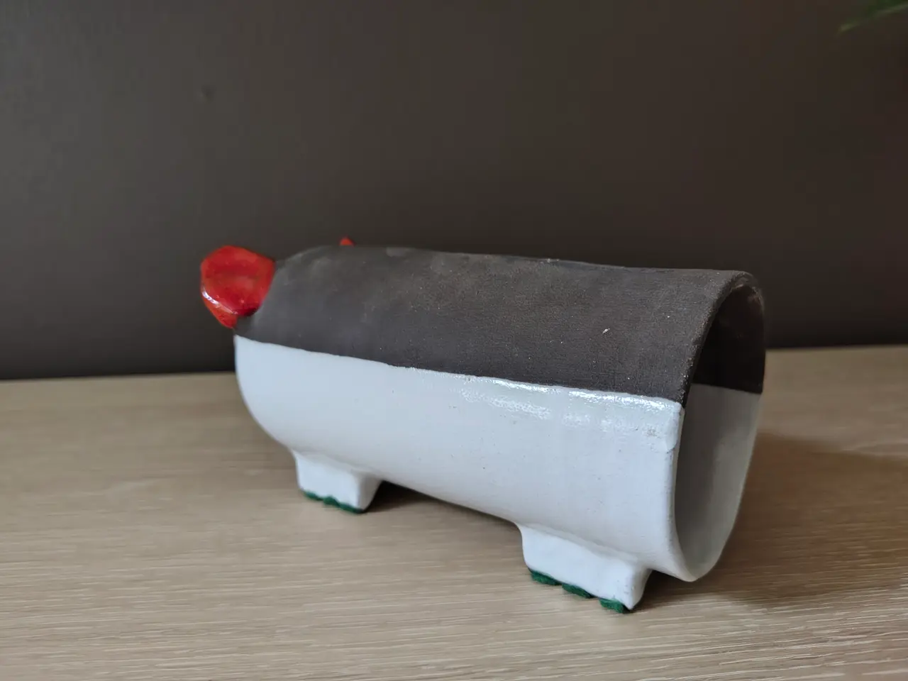 Billede 4 - Flot keramik pølsegris