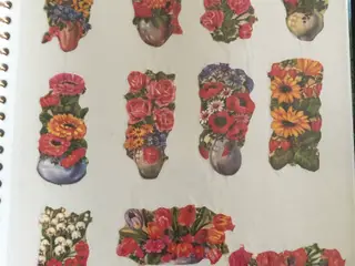 Glansbilleder i album - samlet i slut 70´erne