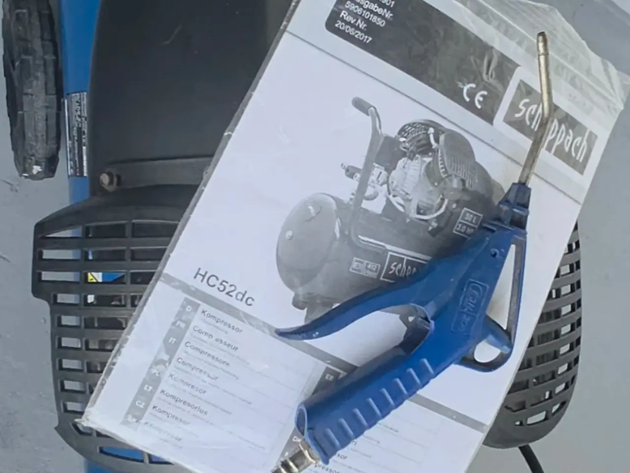 Billede 5 - Luft kompressor Scheppach 50L 3.0 HP