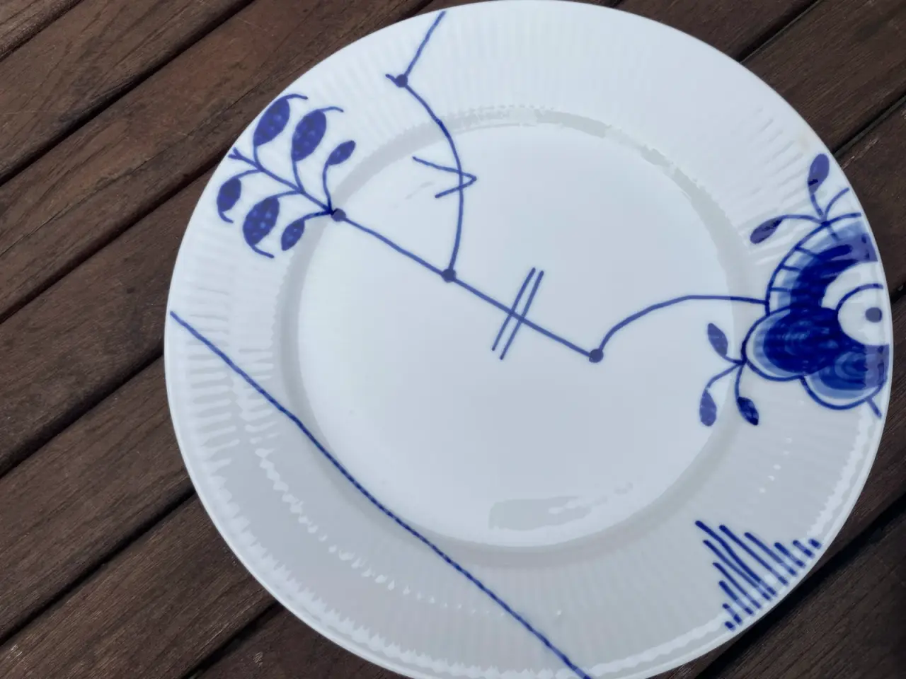 Billede 4 - Mega Mussel blå, forskellige tallerkener