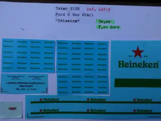Decalsæt "Heineken" fra Tekno værkstedet