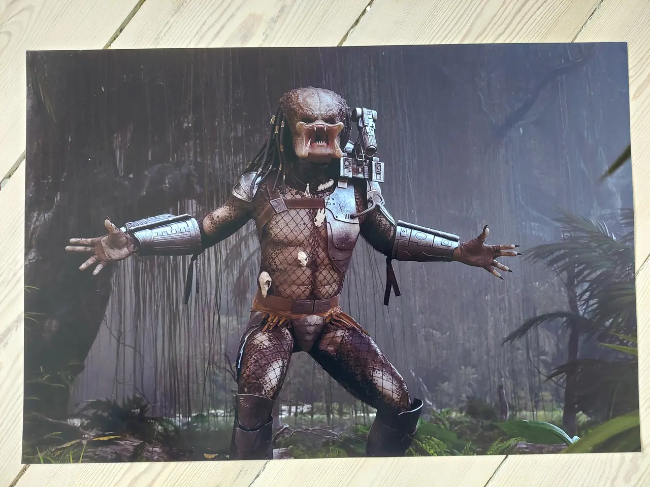 Billede 1 - Ubrugt Predator Plakat – Unmasked Jungle Art