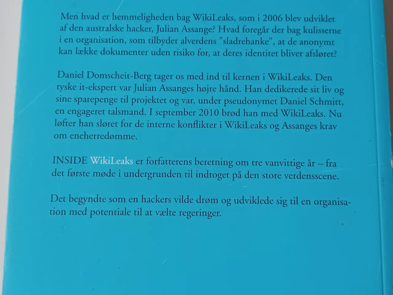 Billede 3 - Inside WikiLeaks Min tid med verdens farligste web