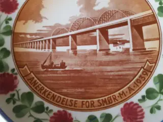 Smør platter. Anerkendelse for smør 1939