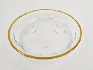 Mågeglas Isasiet Med Guldkant