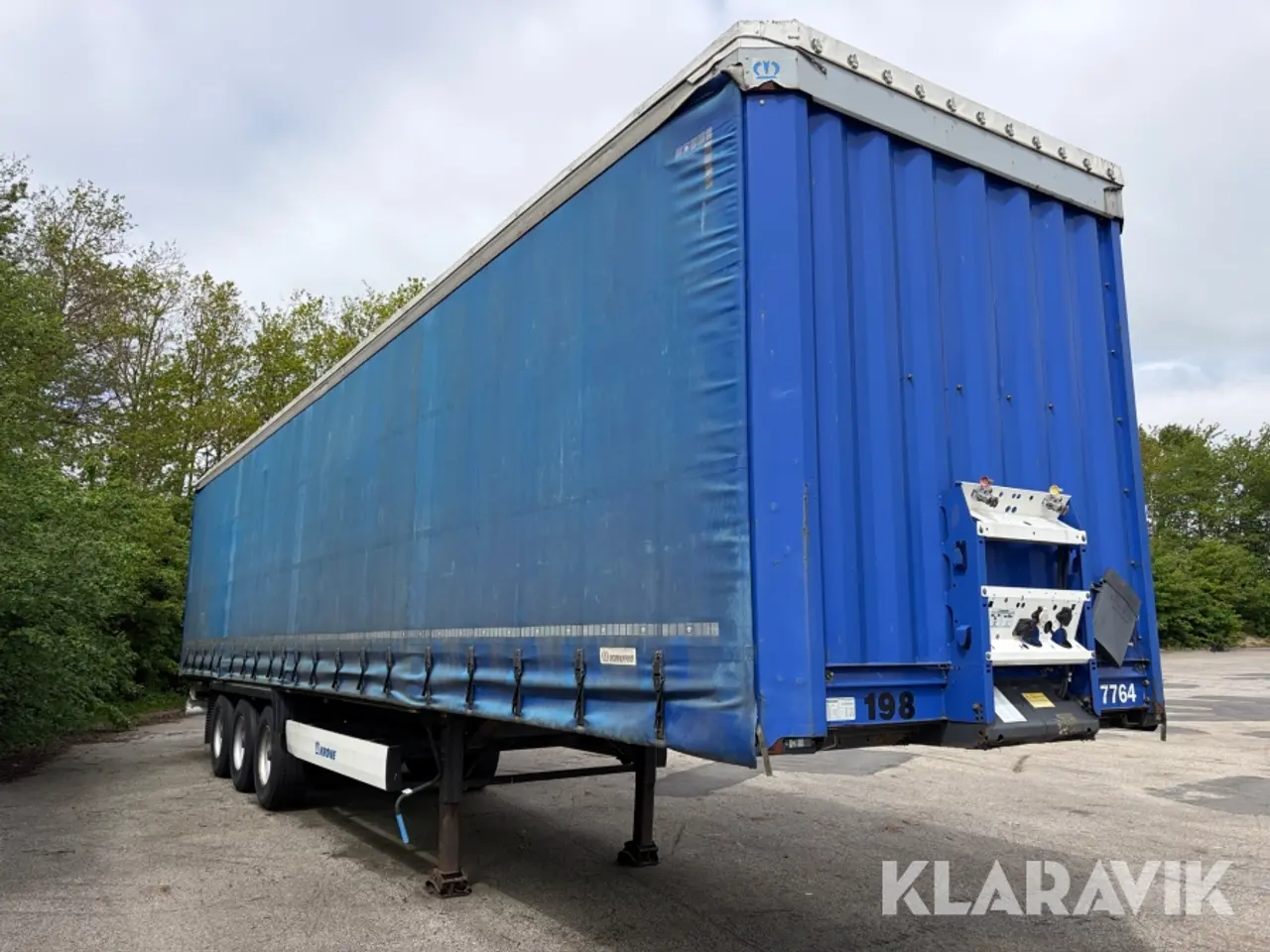 Billede 2 - Sættevogn / gardintrailer Krone SDP-03 - 39.000kg