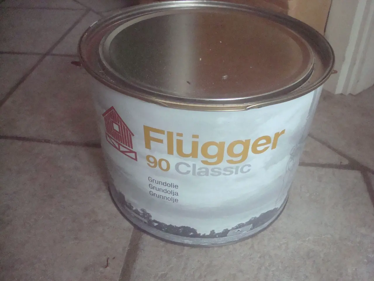 Billede 1 - FLUGGER 10L farveløs grundingsolie - ej åbnet