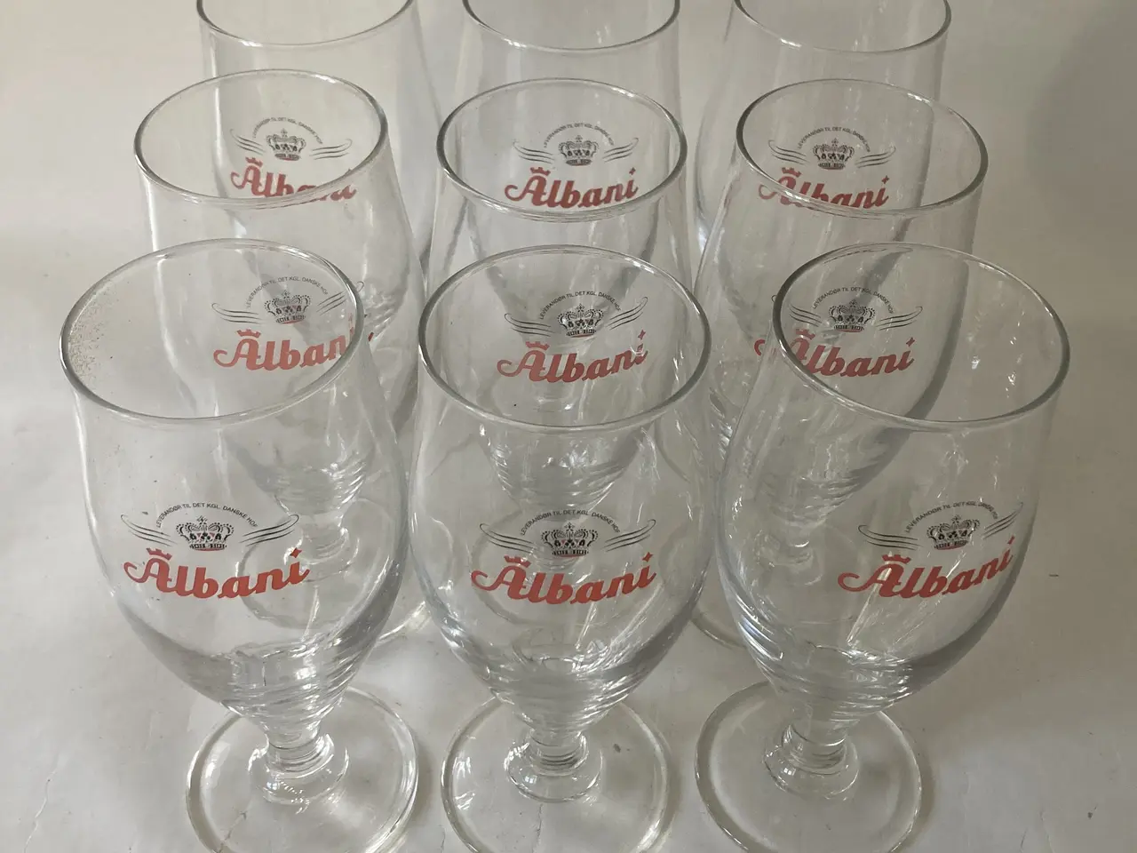 Billede 2 - 9 Vand glas ALBANI