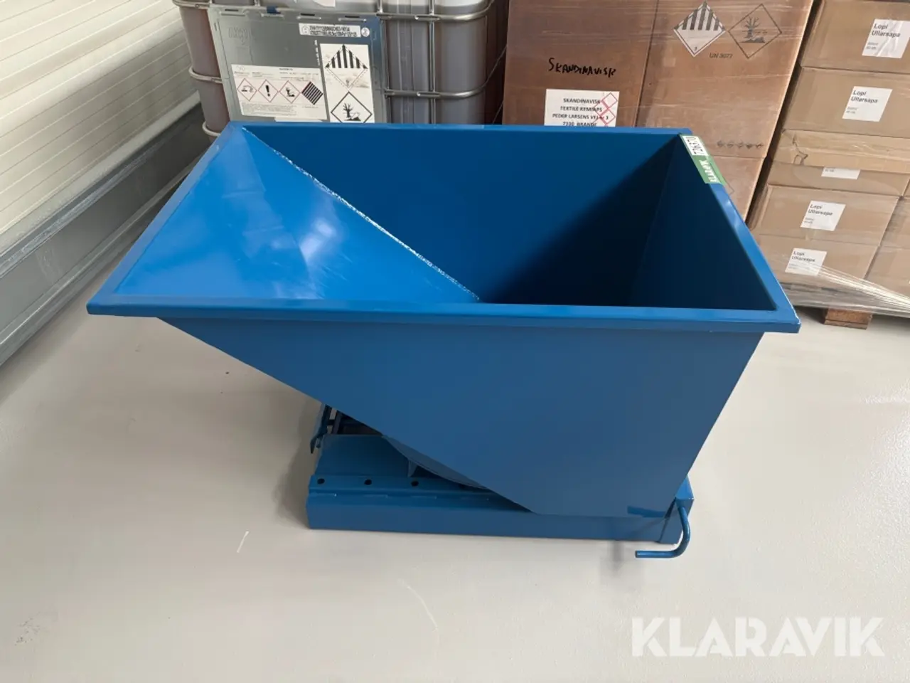 Billede 2 - Tipcontainer Intra Materialhantering Tippo 300 320 L / 1500 kg.