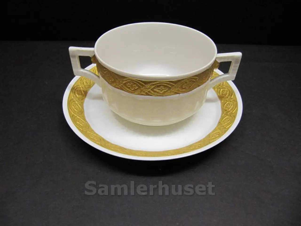 Billede 1 - Guld Vifte Boulliongkop Lille 6x8 cm. Rc. 11552