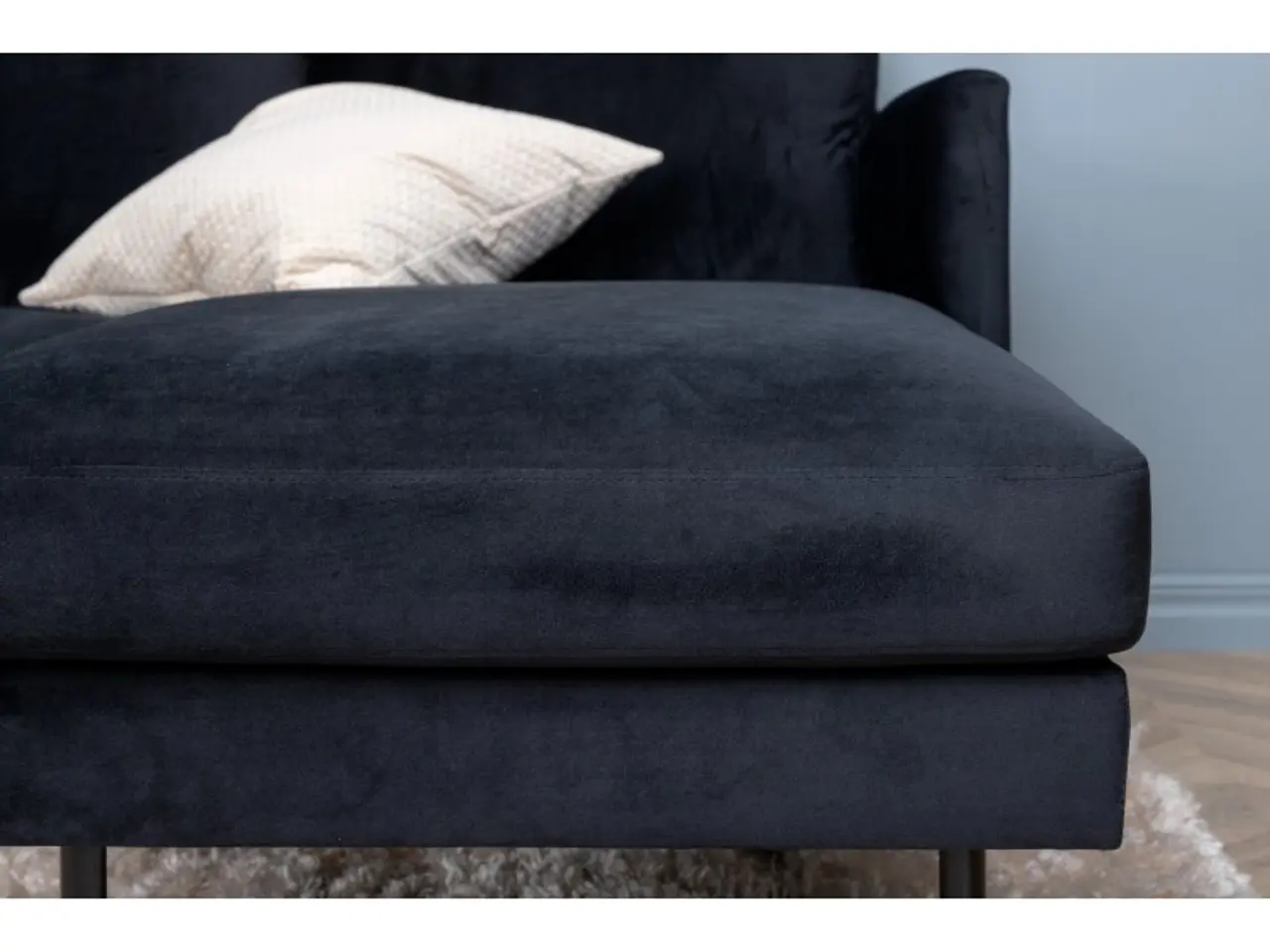 Billede 15 - Zoom U-Sofa - Sort Velour