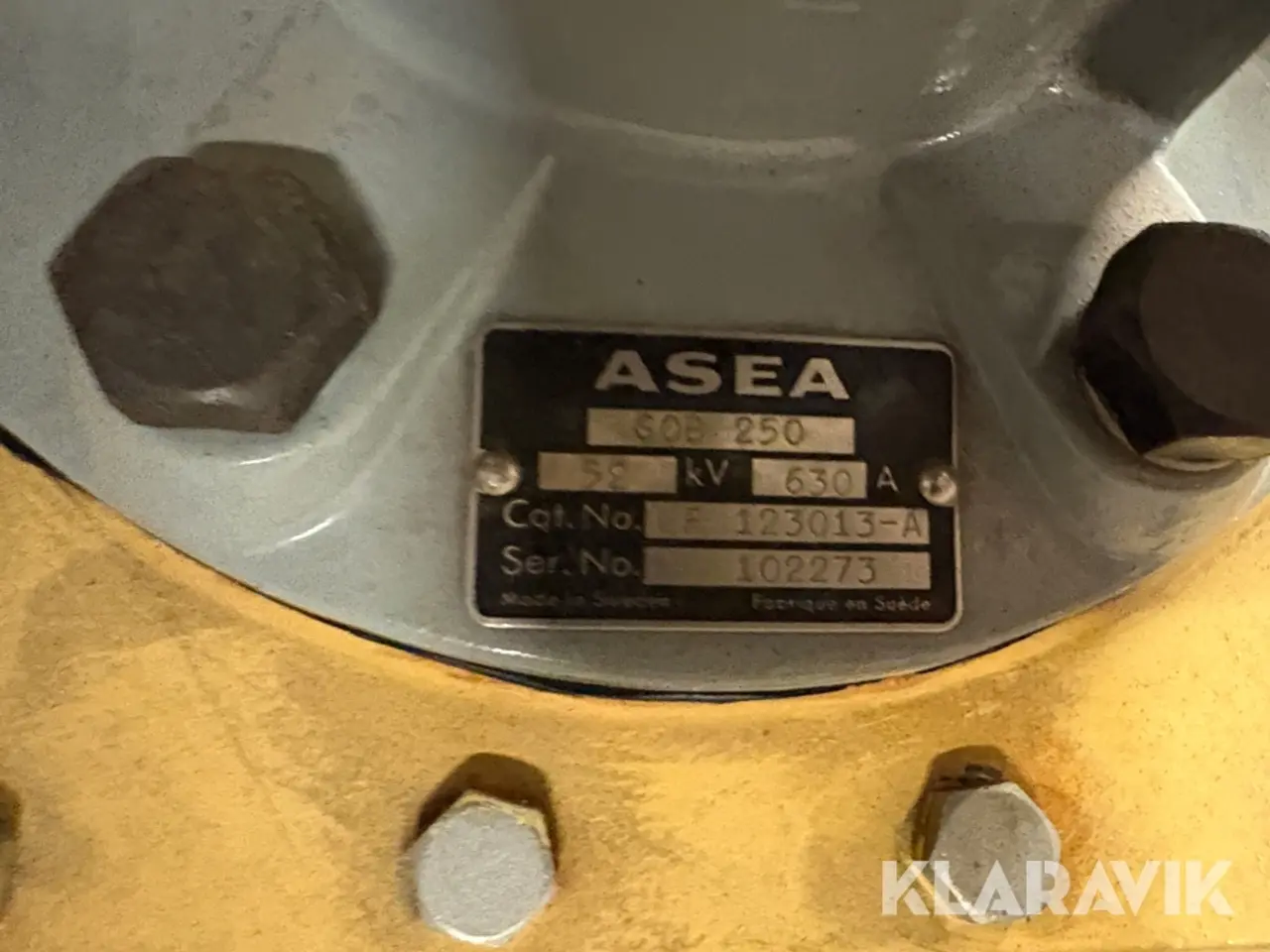 Billede 2 - Højspændingstransformer ASEA 1 styk