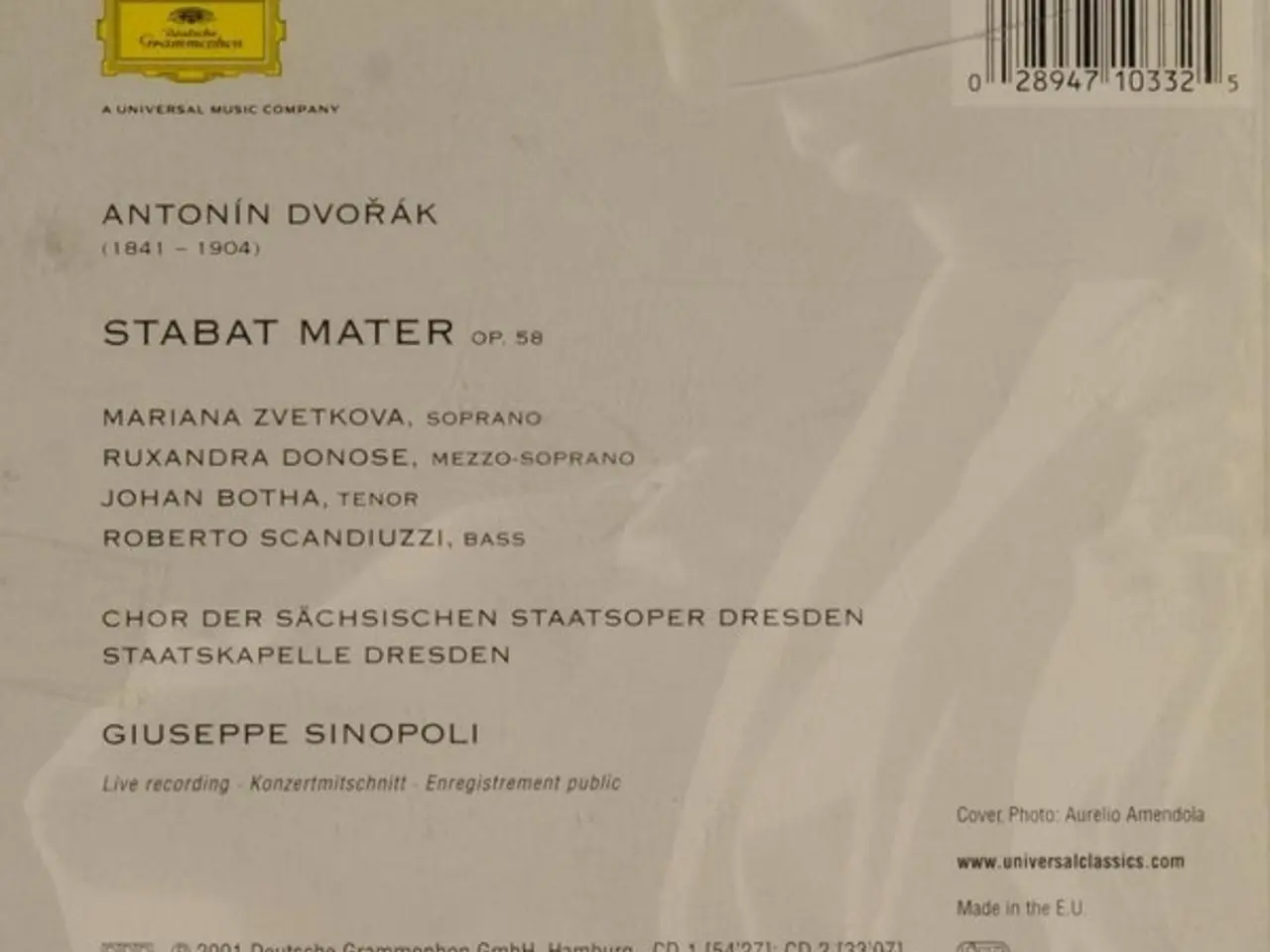 Billede 2 - Dvořák*, Staatskapelle… – Stabat Mater – 2CD