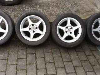 15" Alu hjul m/sommerdæk