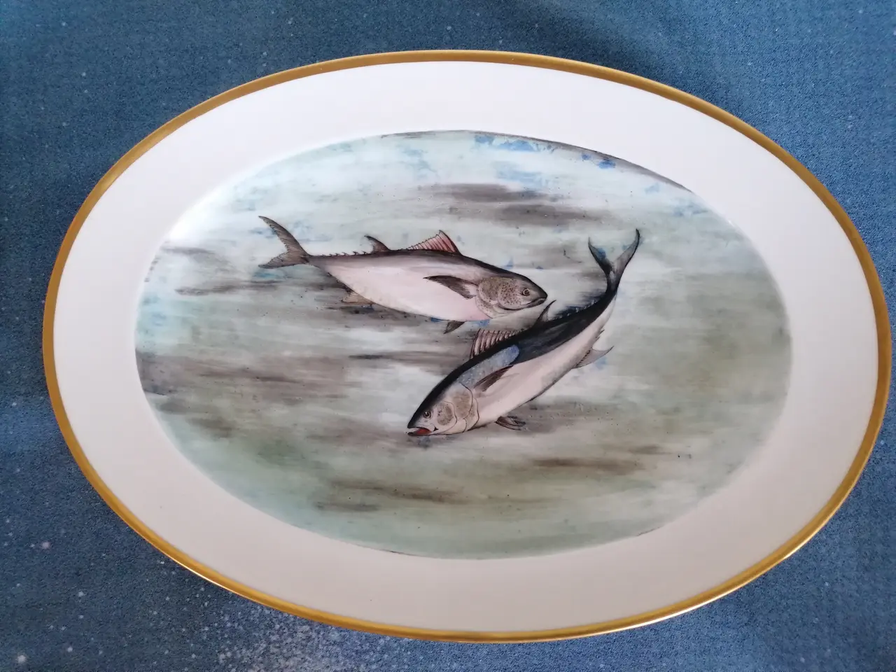 Billede 1 - Smukt Stort B&G Fiskefad