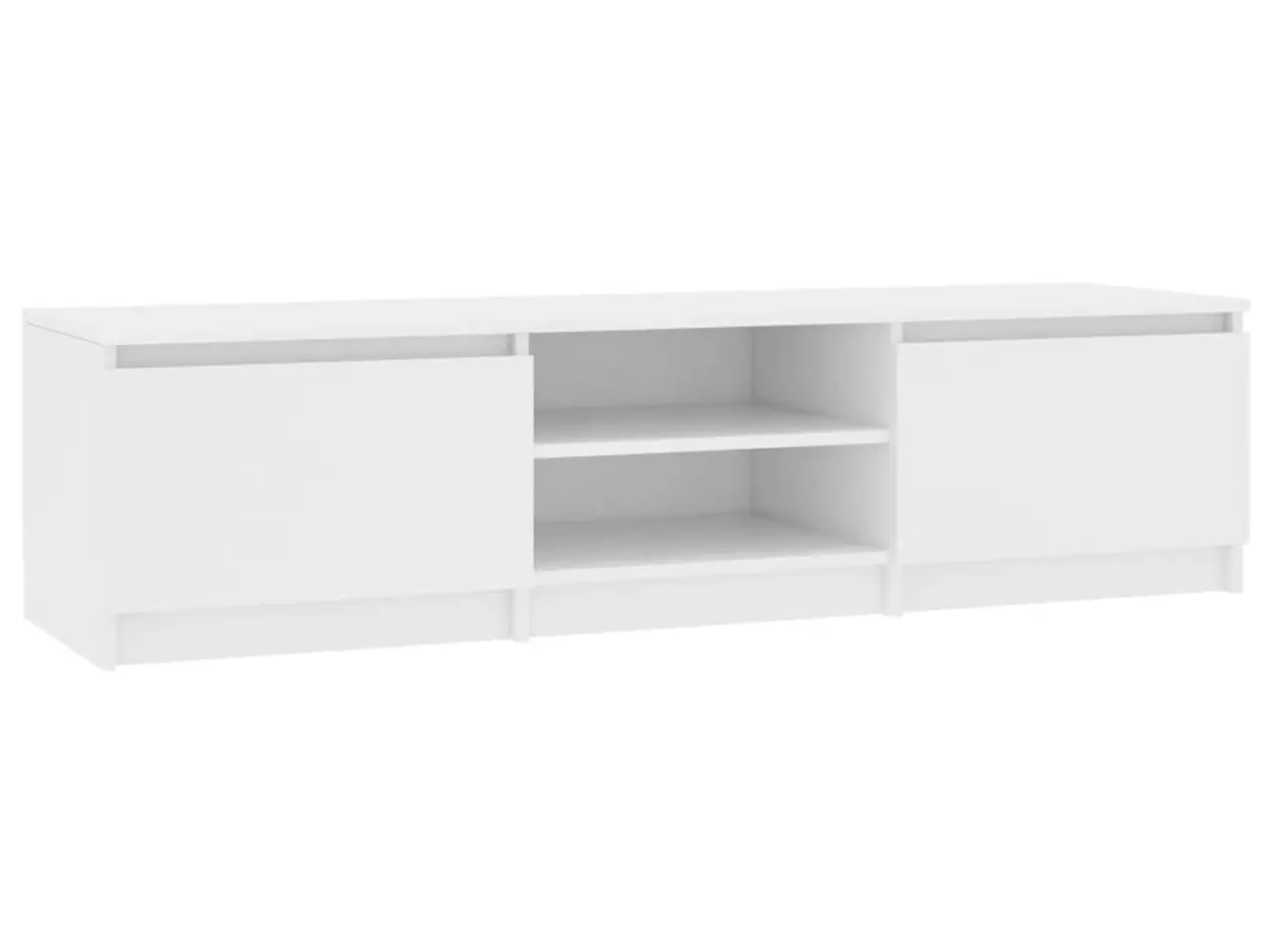 Billede 2 - TV-bord 140 x 40 x 35,5 cm i konstrueret træ - hvid