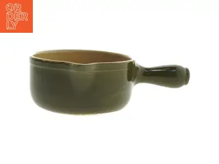 Keramisk gryde med håndtag (str. 29x9 cm)
