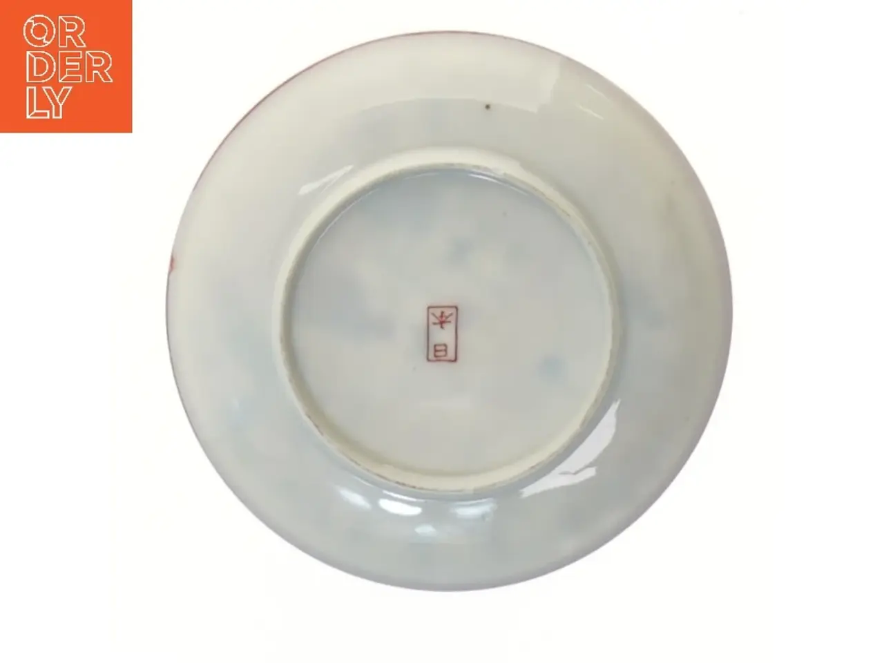 Billede 3 - Dekorativ tallerken med asiatisk design (str. Ø 13 cm)